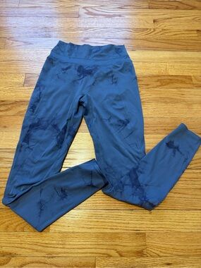 Alphalete Navy Tie-Dye Leggings